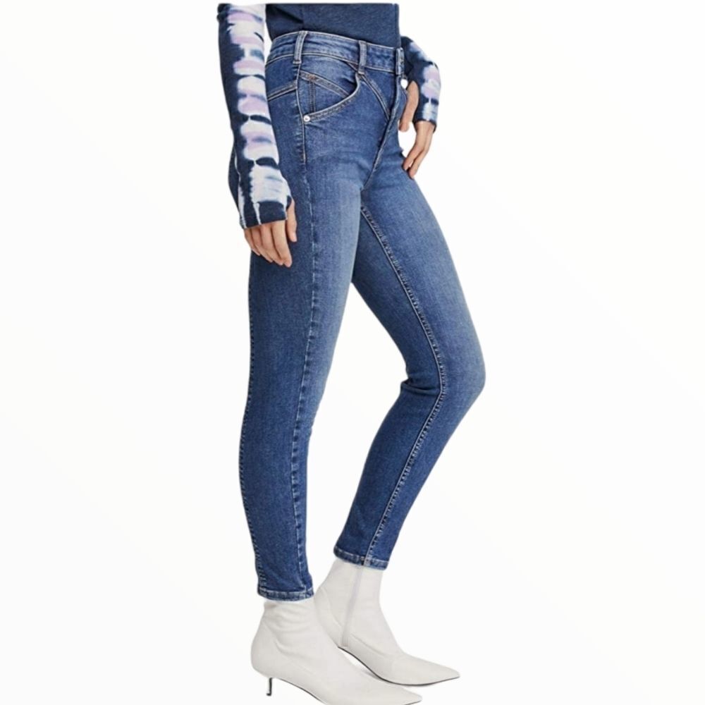 Free people riley seamed skinny jeans Size 28